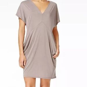 Rachel Rachel Roy V,-Neck Drapped Dress